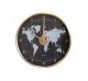 Brandani orologio Globo nero e oro