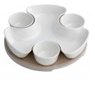 Brandani Puzzle appetizer with 3 bowls
