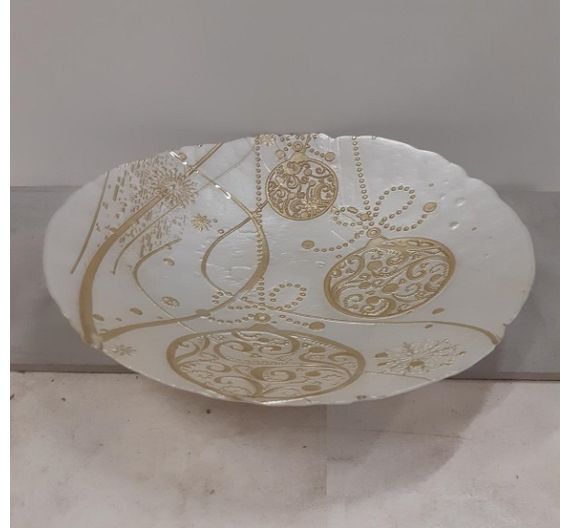 Brandani centrotavola Regalomagia bianco oro