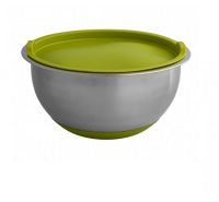 Brandani Bombetta green stainless steel bowl