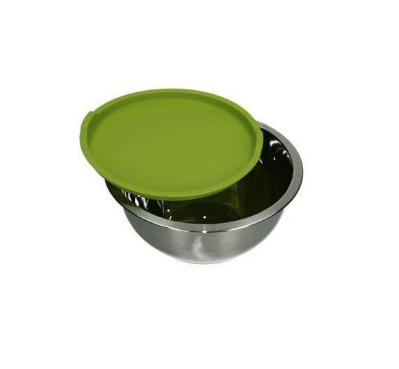Brandani Bombetta green stainless steel bowl