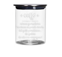 Brandani glass coffee jar 