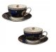 Brandani Danubio Blu set of 2 tea cups