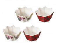 Brandani Sottobosco set of 4 star bowls