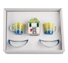 Egan Le Casette set 2 mini mug, tray, sugar bowl
