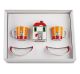 Egan Le Casette set, sugar bowl and coffee cups
