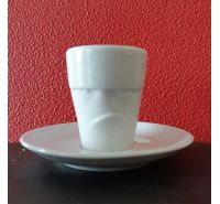 Tazza caffè con piattino 80 ml Tassen Baffled