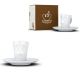 Coffee cup with saucer 80 ml Tassen Buffled
