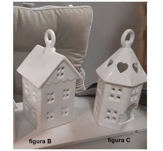 House lantern for t-light Bassano ceramics