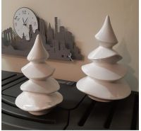 Christmas tree covered with snow Bassano ceramics