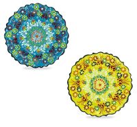 Wd Istambul piattini dessert giallo celeste