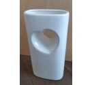 Vaso con cuore ceramiche Bassano 