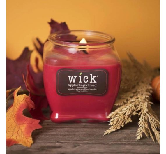 Candle Apple Gingerbread wood wick