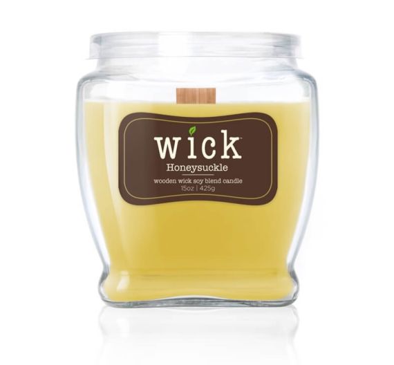 Candle Honeysuck wood wick