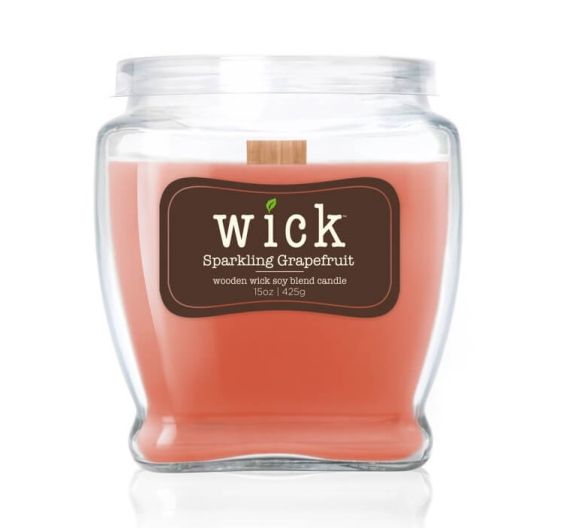 Candle Sparlking Grapefruit wood wick
