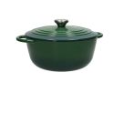 Brandani casseruola verde in ghisa 4 lt