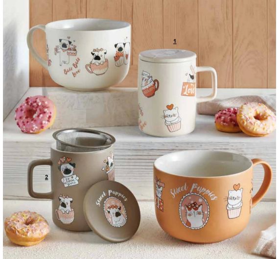 Brandani big mug set 2 pezzi