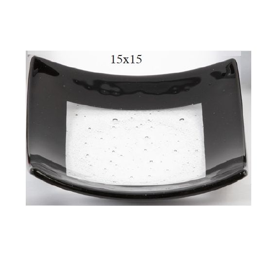 V.G. glass pocket emptier plate wedding favor