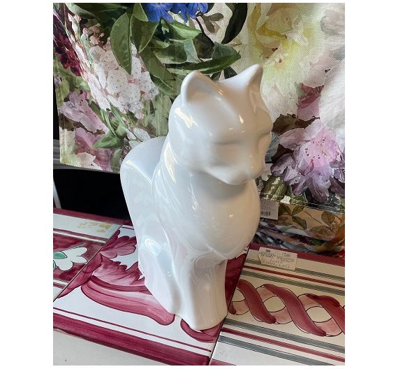 Tall black cat Ceramiche di Bassano