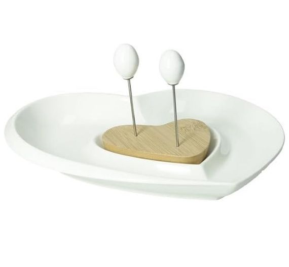 Brandani porcelain Love appetizer