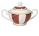 Brandani Golden Eye Red Sugar Bowl