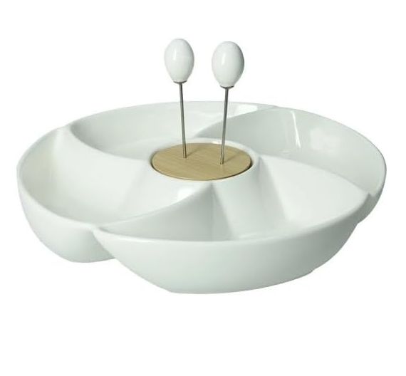 Brandani Rondò porcelain appetizer dish