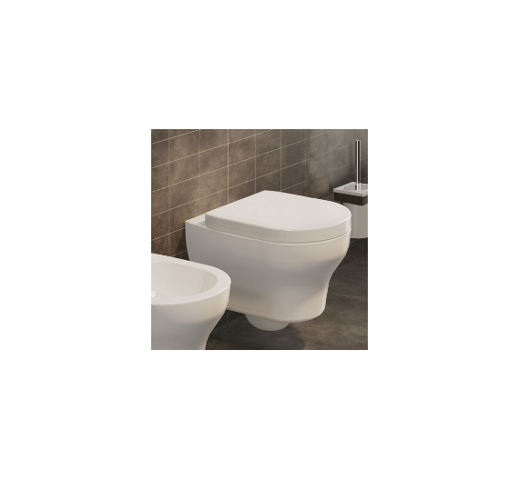 Cielo JO vaso sospeso senza brida bianco 51x35