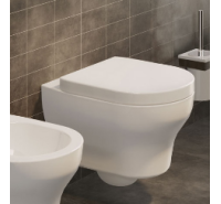 Cielo JO vaso sospeso senza brida bianco 51x35 JOVS