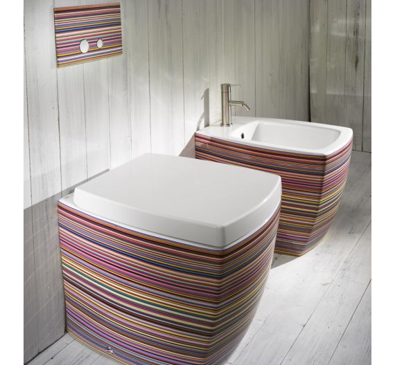A&T bidet Square S502 DECORO