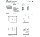 Cielo Smile bidet sospeso arenaria SMBSNWCOLOR