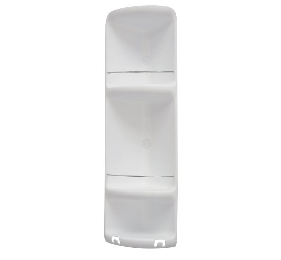 Gedy Caesar portaoggetti angolare bianco art.7081