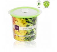 Classe round Container for vacuum 1 l